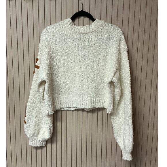 Altar’d State Francesca Flower Knit Cardigan Women’s Size S - Picture 2 of 8